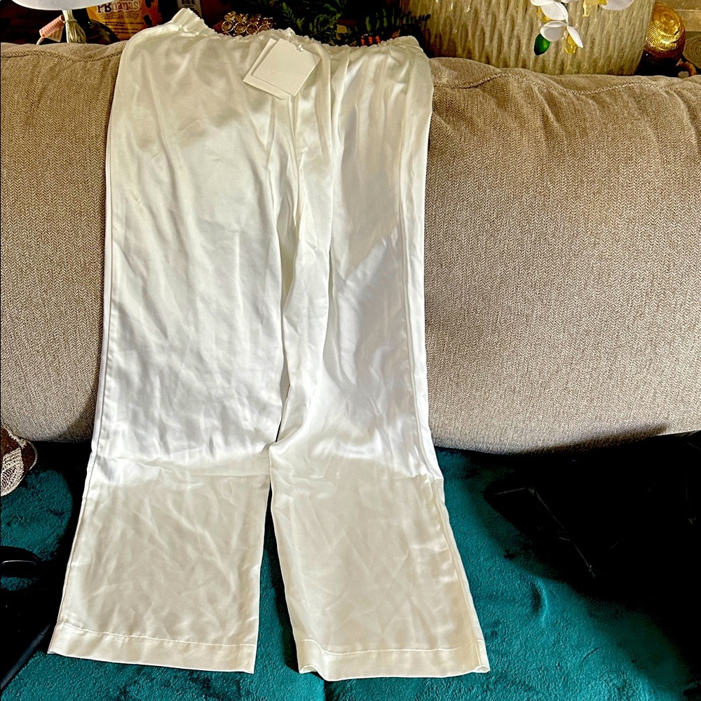 Elegant White Women's Pants